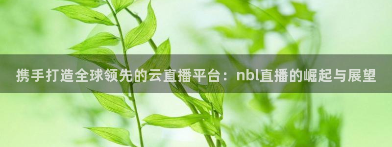 857直播体育：携手打造全球领先的云直播平台：nbl直播的崛起与展望